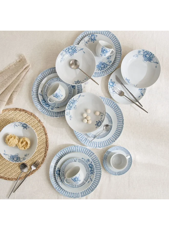 Home Box Atlanta 20-Piece Floral Print Dinner Set - Serves 4