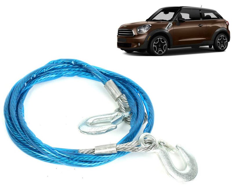 Selifaur - 12mm Heavy Duty 3Mtr 8000kgs Car Auto Full Steel Towing Tow Cable Rope for Paceman - Image 3