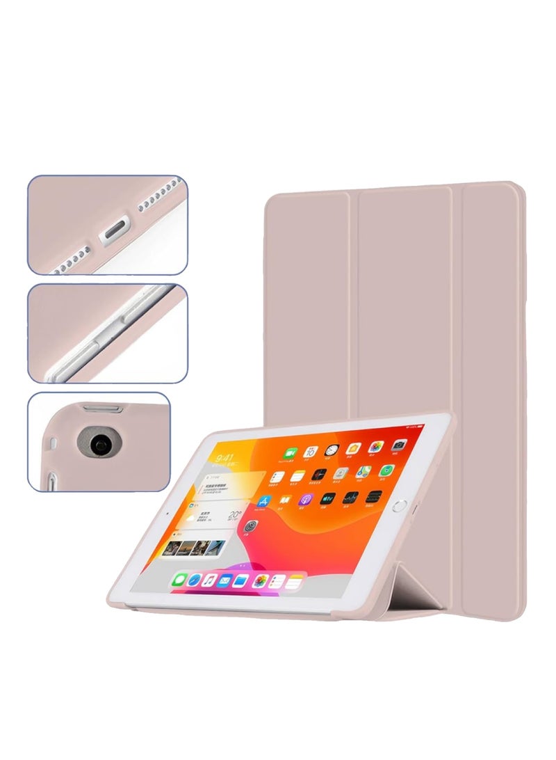 جراب لجهاز iP مقاس 10.2 بوصة موديل 2019/2020/2021 (الجيل السابع/الثامن/التاسع) مع حامل قلم، غطاء لوحي رفيع مع ظهر TPU ناعم، خاصية التشغيل/الإيقاف التلقائي. - Image 2