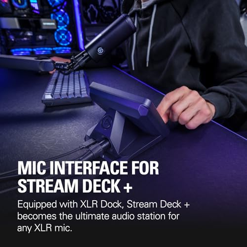 Elgato XLR Dock – For Stream Deck +, XLR-to-USB Mic Interface, Customizable Audio Mixer, 75 dB Gain/Phantom Power/Clipguard – Mac/PC, Stream Deck Not Included - Image 2
