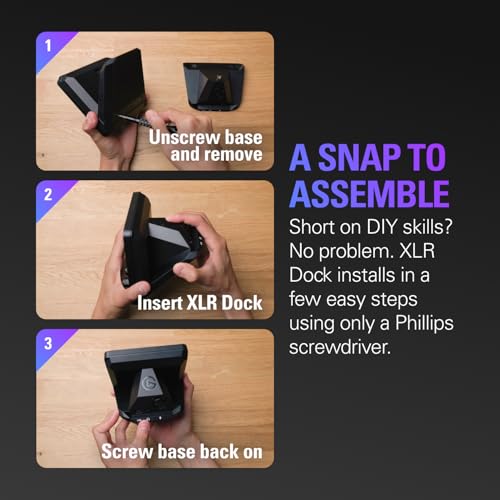 Elgato XLR Dock – For Stream Deck +, XLR-to-USB Mic Interface, Customizable Audio Mixer, 75 dB Gain/Phantom Power/Clipguard – Mac/PC, Stream Deck Not Included - Image 5