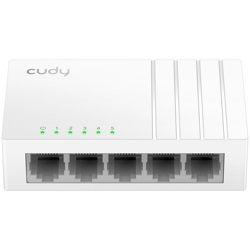 Cudy GS105U 5 Port Gigabit Ethernet Switch with USBC Power Jack Desktop Ethernet Splitter Plastic Case Unshielded Switch Plug Play Fanless Unmanaged - Image 2