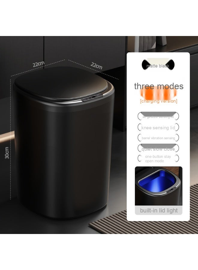 Smart Sensor Trash Can for Home, Hotel, Bathroom & Kitchen, with Lid, Multi-Category Waste Sorting Bin