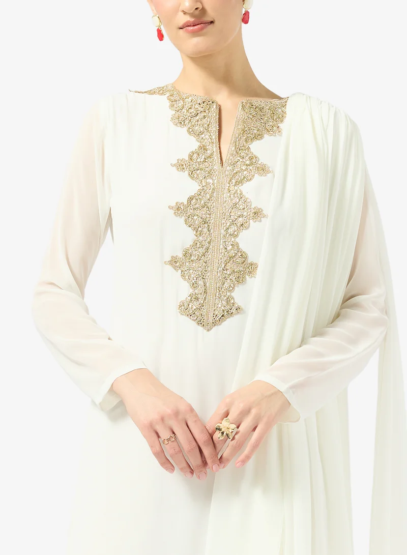 Golden Apple  Chiffon Dress With Sequin for Women | Best Price UAE