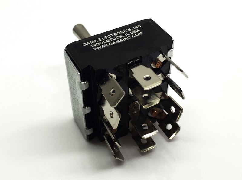GAMA Electronics 4 Pole, Double Throw On-Off-On Toggle Switch 4PDT - Image 2