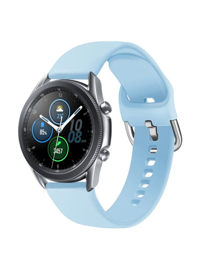 Perfii Replacement Band For Samsung Galaxy Watch3 45mm Light Blue - Image 2