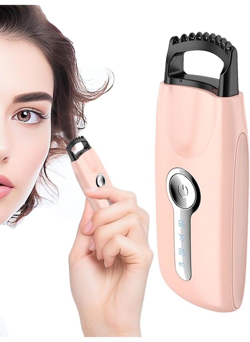 SOLARAE Heated Lash Curler, Rapid Heated Lash Curler, Rechargeable Portable Lashes Heating Curler for Naturally Lifted Eyelashes, Easy to Clean and Maintain, Perfect for Routine, Suitable for All Hair Types - Image 1