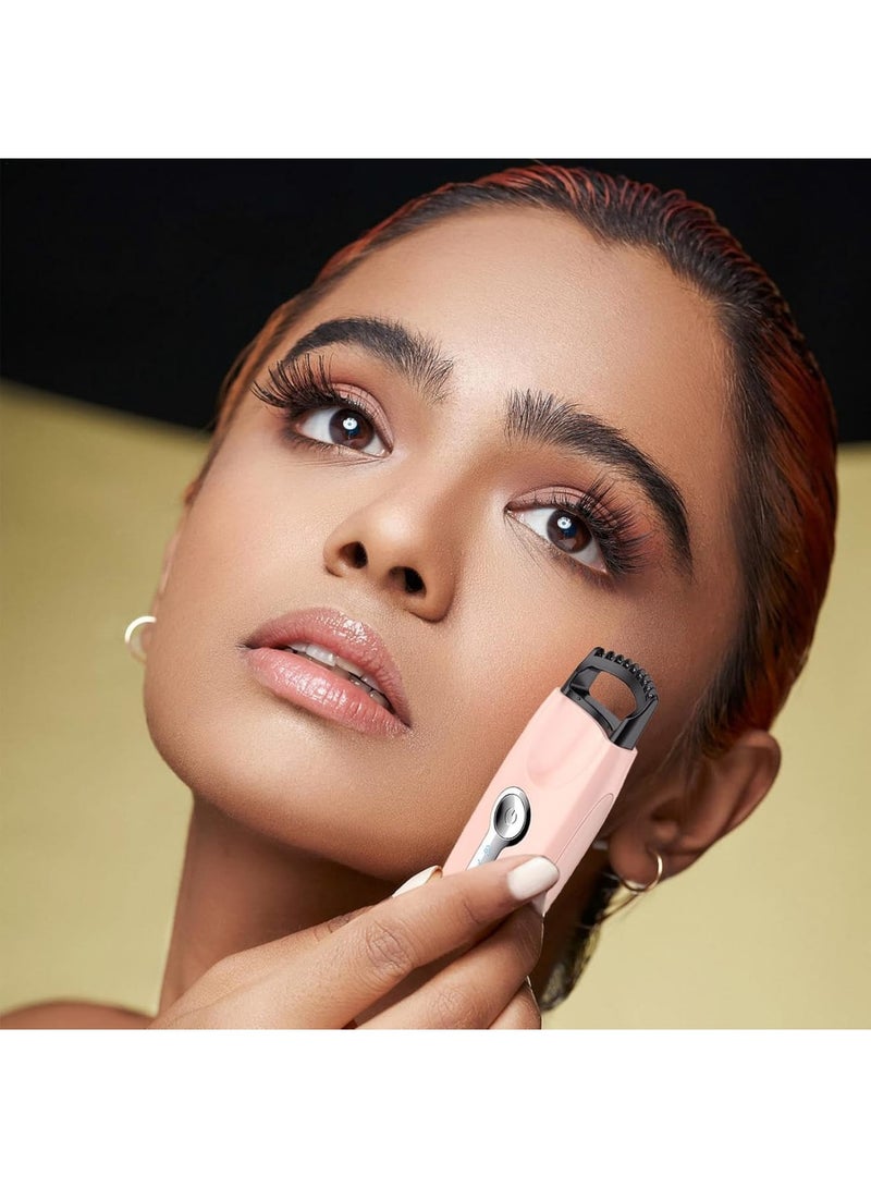 SOLARAE Heated Lash Curler, Rapid Heated Lash Curler, Rechargeable Portable Lashes Heating Curler for Naturally Lifted Eyelashes, Easy to Clean and Maintain, Perfect for Routine, Suitable for All Hair Types - Image 2