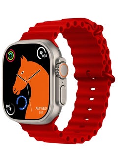 Generic T10 ULTRA Smart Watch SERIES 8 (Red) 