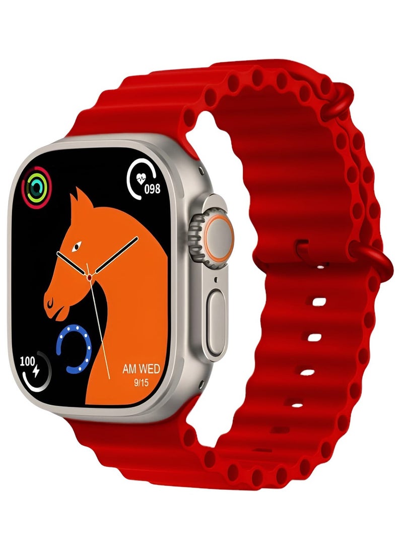 T10 ULTRA Smart Watch SERIES 8 (Red)