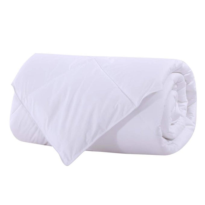 ABRIPEDIC VISCOSE MADE FROM BAMBOO FIBER FILLED BLANKET DOWN ALTERNATIVE DUVET INSERT 100 COTTON SHELL BREATHABLE HYPOALLERGENIC FULLQUEEN SIZE WHITE