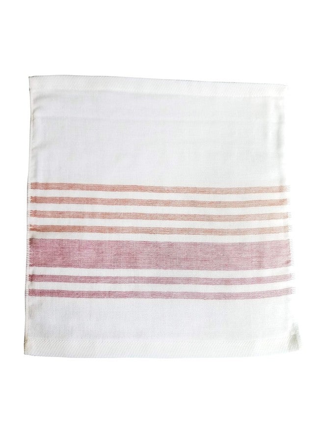 IPPINKA Senshu Japanese Towel, Ultra Soft, Quick-Drying, Two-Tone End Stripes, Red (Wash/Face Towel) - Image 3