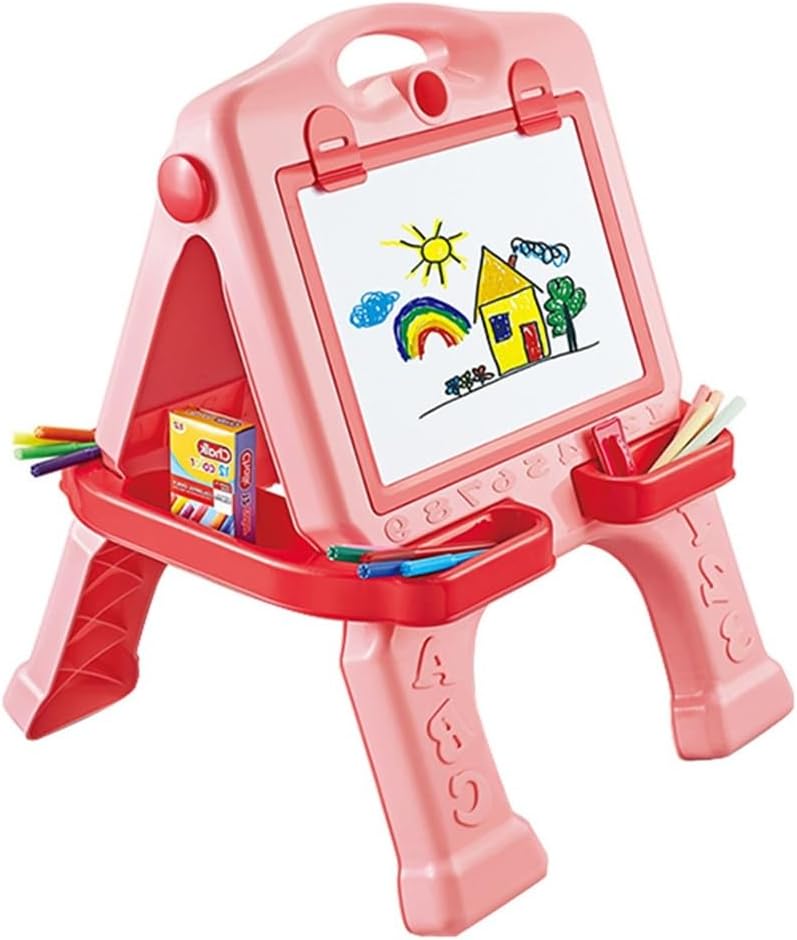 Travel Storage Sketch Pad 2 in 1 with Colors 6938 Pink