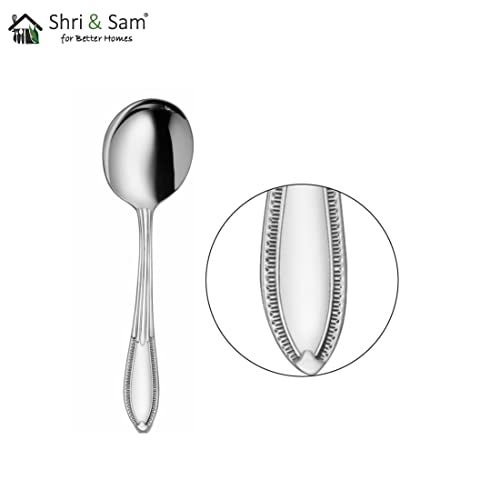 Shri & Sam Stainless Steel Spark Serving Spoon,2 Pieces - Image 3