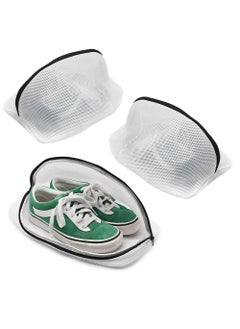 ECVV Shoe Wash Bags, Set Of 3 REUsable Mesh Laundry Bags With Zip For Sneakers, Trainers, Running Shoes, Fit Up To Men Size 12, Shoeb01-3Pcs, Shoeb01  - Image 1
