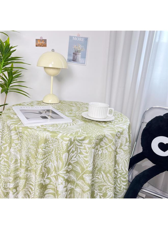 Bluejw New Chinese Style Advanced Tablecloth Classical Ins Dining Tablecloth Retro Style Small Round Table Tablecloth Rectangular Household Cover Cloth - Image 1