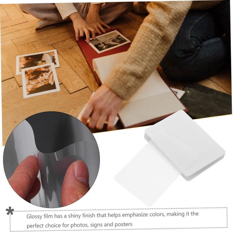 NUOBESTY 200 Sheets Thermal Laminating Pouches Transparent Protective Film for Photos and Documents and Laminating for and Display - Image 5