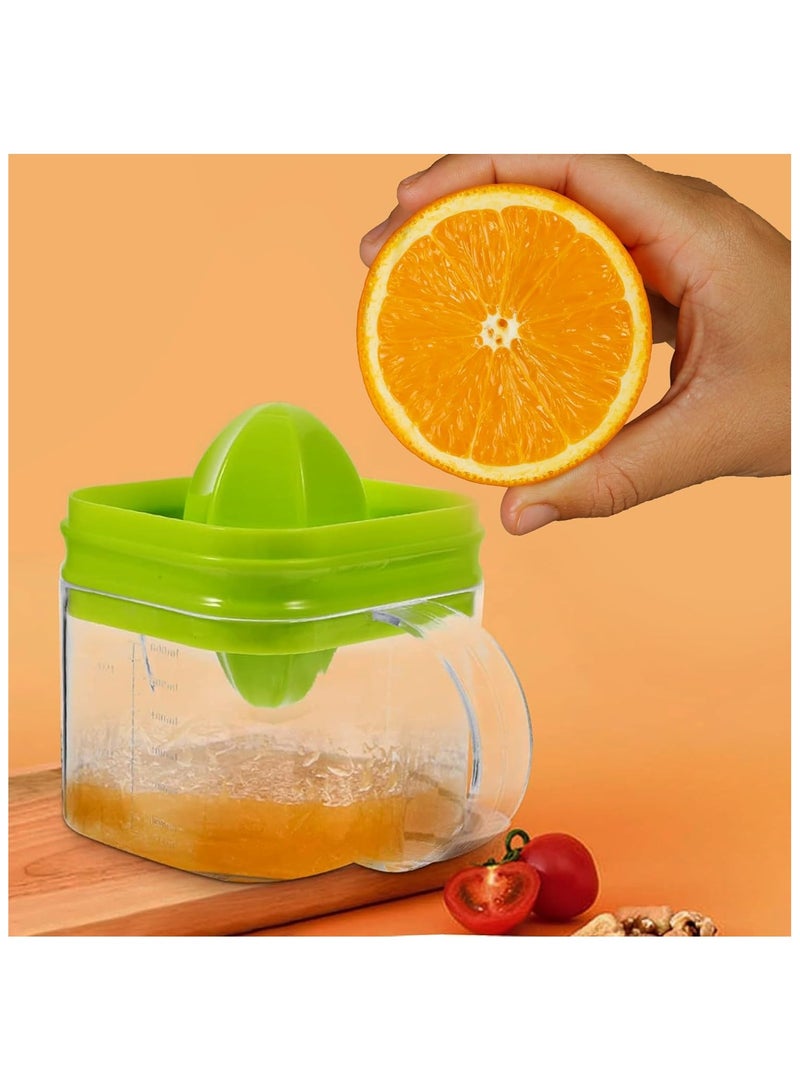 Bright Home Citrus Juicer with Juice Extractor - Manual Juicer, Dishwasher Safe, BPA Free, and Travel Friendly. - Image 1