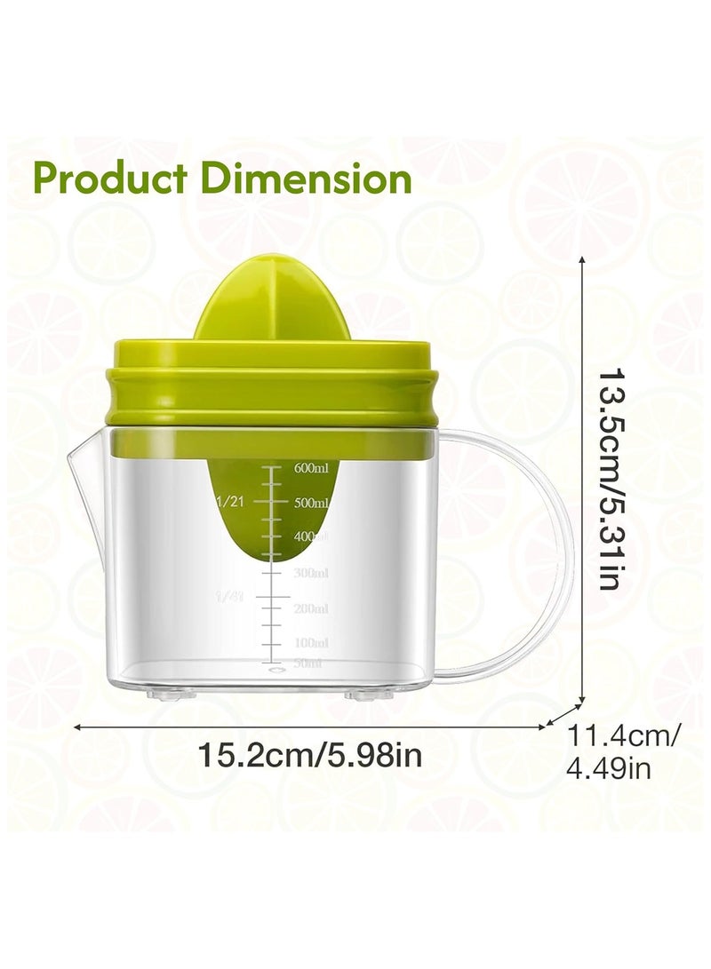 Bright Home Citrus Juicer with Juice Extractor - Manual Juicer, Dishwasher Safe, BPA Free, and Travel Friendly. - Image 3