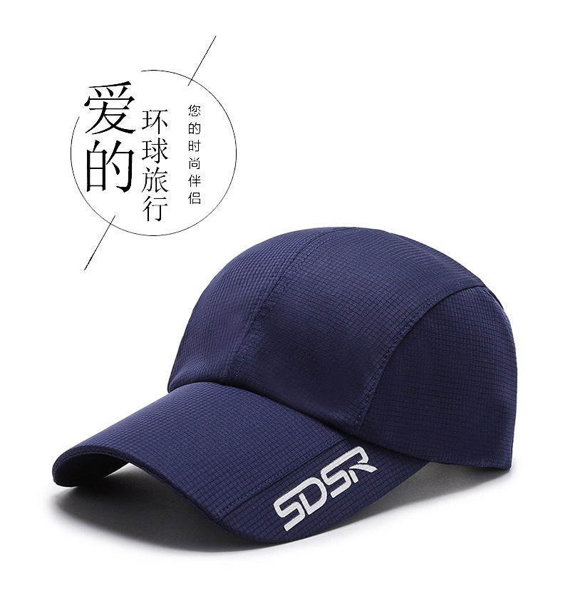 Structured Cap Men Spring Casual Sunshade Cotton Hat - Image 2