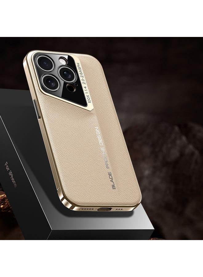 S-TOP Case For iPhone 13 Pro Max J-20 Leather Skyline Design Full Coverage Phone Case - Image 1