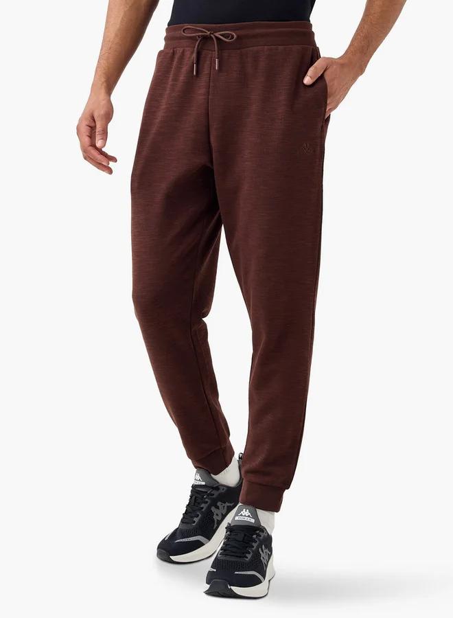 Kappa Embroidered Joggers with Drawstring Closure and Pockets