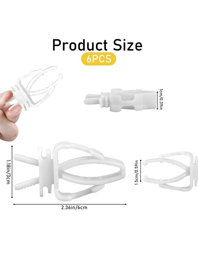 Sliverdew 6 Pcs Bird Cage Food Clips Parrot Fruit Vegetable Holder Budgie Cage Clips for Treats Cage Feeder Clip for Parakeet Budgie Cockatoo Macaw Cockatiel and Other Animals - Image 3