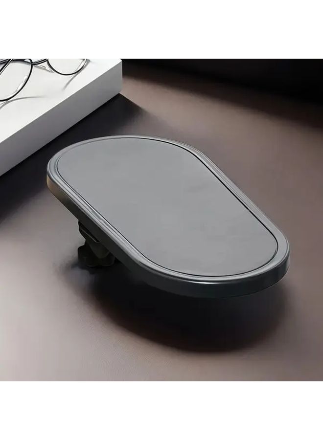 Adjustable Ergonomic Arm Support Wrist Rest Red Synthetic Rubber Computer Desk Extension - Image 4