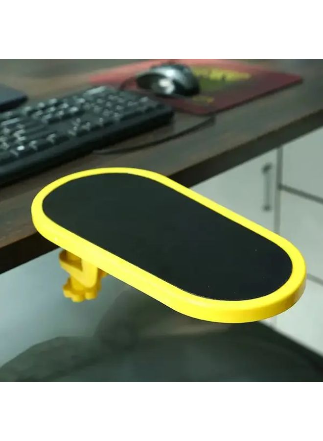Adjustable Ergonomic Arm Support Wrist Rest Red Synthetic Rubber Computer Desk Extension - Image 5