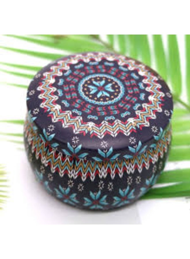 شموع معطرة للعلاج بالروائح، شمع طبيعي في علبة للسفر، عطر تخفيف التوتر للمنزل والحمام والمنتجعات الصحية واليوغا - هدية مثالية للنساء