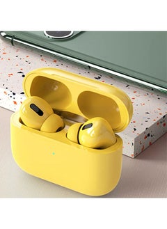 InPods Pro Wireless Bluetooth Earphone In Ear Earbuds Smart Touch Stereo Headphones Macaron TWS Bluetooth 5.0 Sports Gaming Headset For IOS Android Phone Huawei Xiaomi Samsung OPPO Vivo - YELLOW