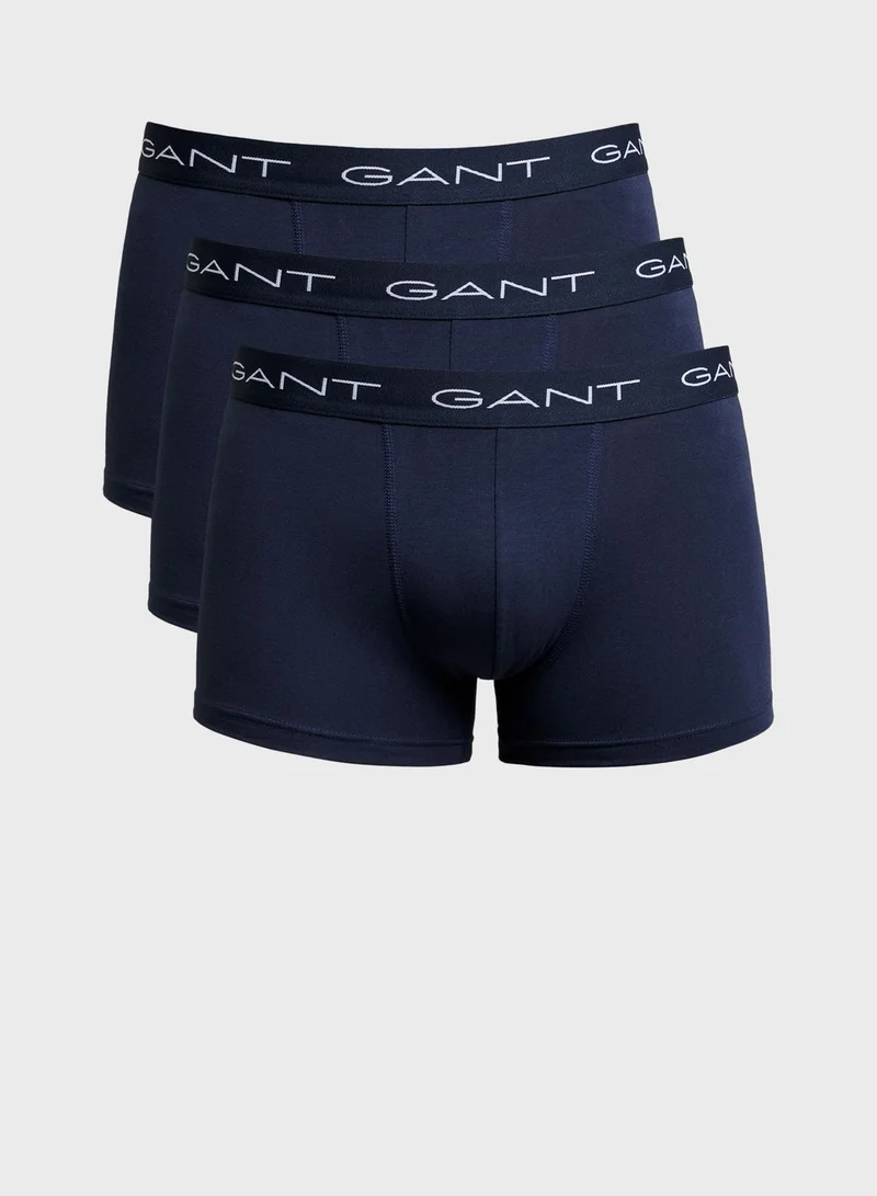 GANT 3 Pack Logo Band Trunks
