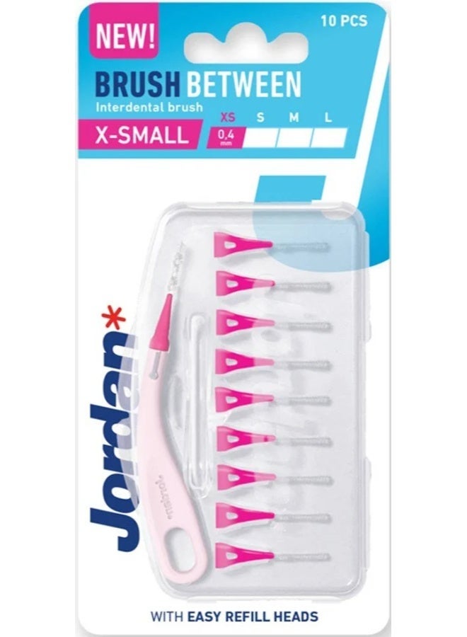 Jordan Brush Between Interdental Brush X-Small x10 - Image 1