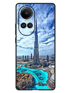 Theodor Protective Case Anti Scratch Shock Proof Bumper Cover For Oppo Reno 10/10 Pro Burj Khalifa in Day  - Image 1