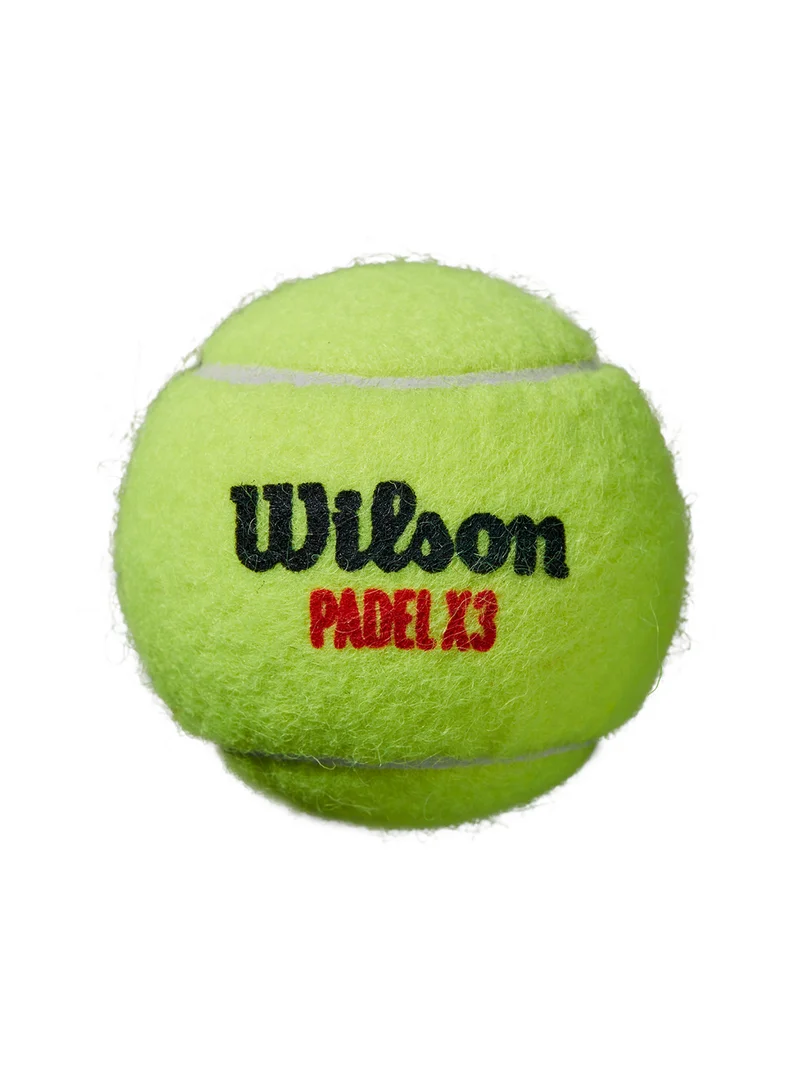 Wilson Padel X3 Perfomance Yellow Balls - 3 Ball Can