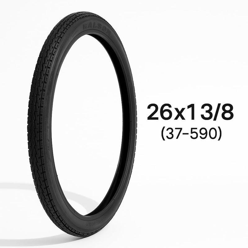 RALSON 26x1 3/8 Bicycle Tyre | Durable Rubber City & Road Bike Tyre for Adult Bicycles, Hybrid Cycles & E-Bikes – Smooth Ride & Long-Lasting Performance by Ralson - Image 3