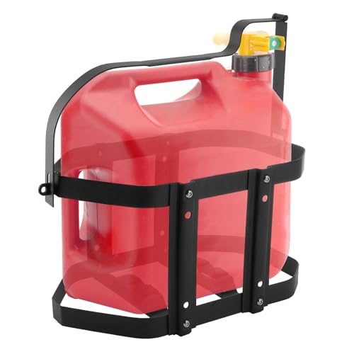 Racewill 5 Gallon Gas Can Holder, Metal Steel Fuel Container Mount Bracket Compatible with No-Spill Gas Can for Model 1450, 1460, 1456 and 1547 - Image 1