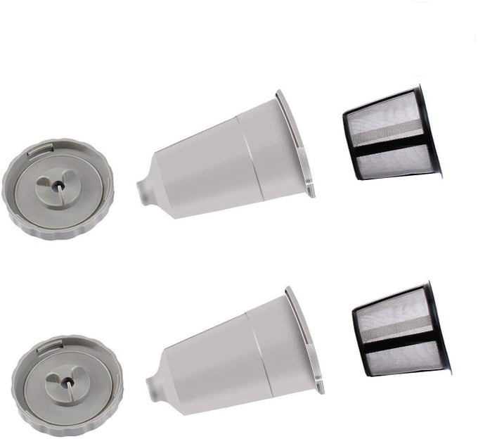COFFEE FILTERS REUSABLE COMPATIBLE WITH B30 B40 B50 B60 B70 K10 MINI PLUS K15 K4045 K55 K6065 K707579 SERIES 5048 OLD MODE GREY 2 PACK