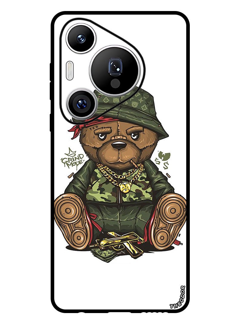 Theodor Protective Case Anti Scratch Shock Proof Bumper Cover For Huawei Pura 70 Teddy Bear - Image 1