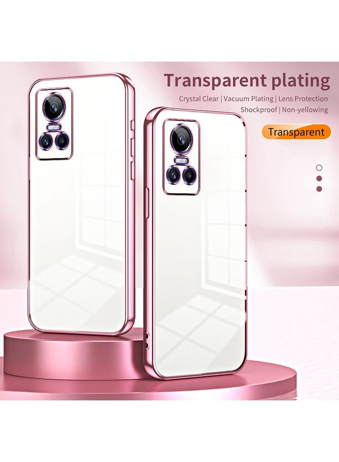 S-TOP Case For Realme GT Neo 3 Transparent Plating Fine Hole Phone Case - Image 2