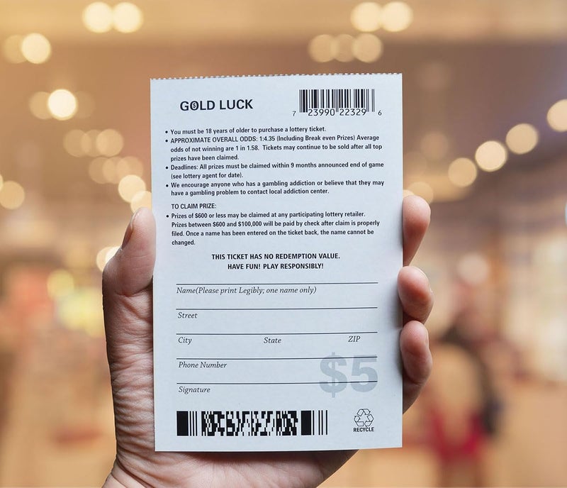 WINGKIND Gold Luck Pregnancy Announcement Fake Lottery Scratch Off Tickets, Great Idea for Pregnancy Reveal, 12 Cards - Image 4