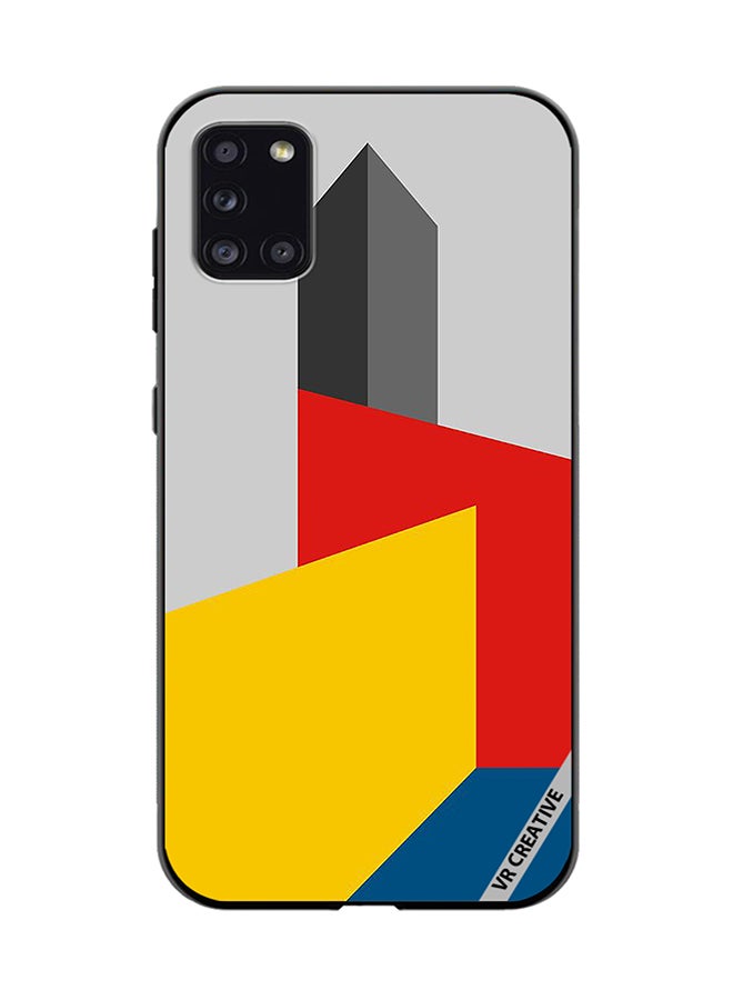 VR CREATIVE Protective Case Cover For Samsung Galaxy A31 Bauhaus Tower Design Multicolour - Image 1