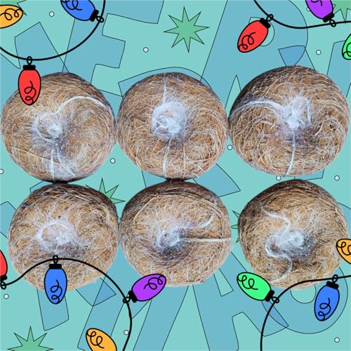 LJL Traders Vetiver Scrub Natural Loofah Pad-Handmade Ayurvedic Kerala Ramacham Scrubber Made Of Khus Roots-Skin Exfoliating Organic Round Shower Loofah & Bath Sponge Body Brush (Pack of 6) - Image 5