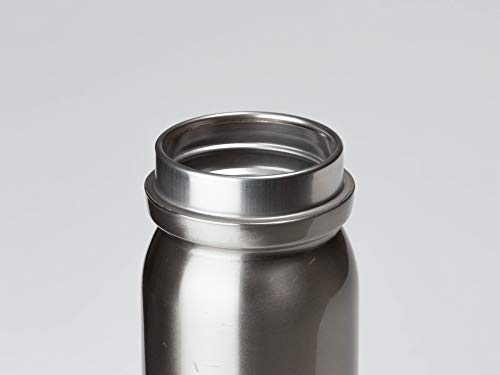 Snow Peak's Milk Bottle 500, Clear, TW-501CL, Stainless Steel, Vacuum-Sealed, Double-Walled, Made in Japan, Lifetime Product Guarantee, Lightweight for Camping & Everyday Use - Image 2