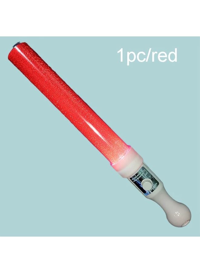Red LED Light Stick Battery Powered for Festivals Concerts Camping Halloween Christmas - Image 1