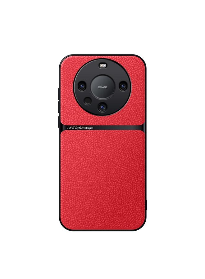 Green Tiger Case For Huawei Mate 60 Pro Litchi Leather Magnetic Full Coverage Shockproof Phone Case - Image 1