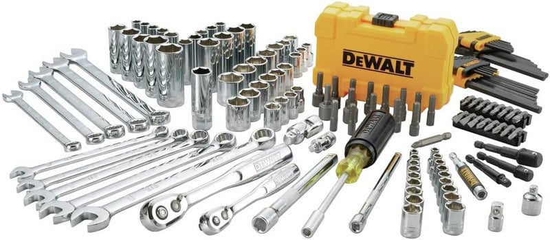 DEWALT 142-Piece Mechanics Tools Kit and Socket Set, 1/4 & 3/8" Drive, MM/SAE (DWMT73802) - Image 3