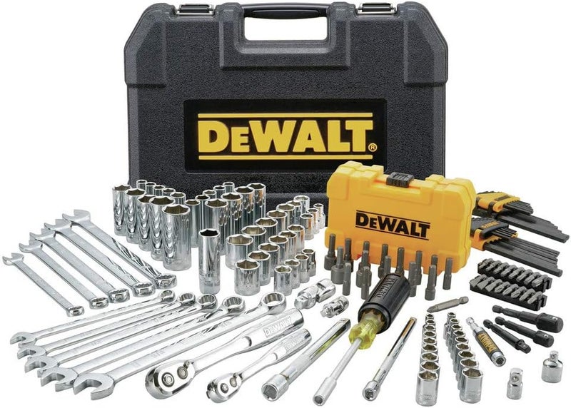 DEWALT 142-Piece Mechanics Tools Kit and Socket Set, 1/4 & 3/8" Drive, MM/SAE (DWMT73802) - Image 2