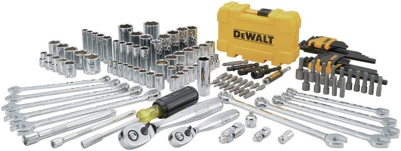 DEWALT 142-Piece Mechanics Tools Kit and Socket Set, 1/4 & 3/8" Drive, MM/SAE (DWMT73802) - Image 4