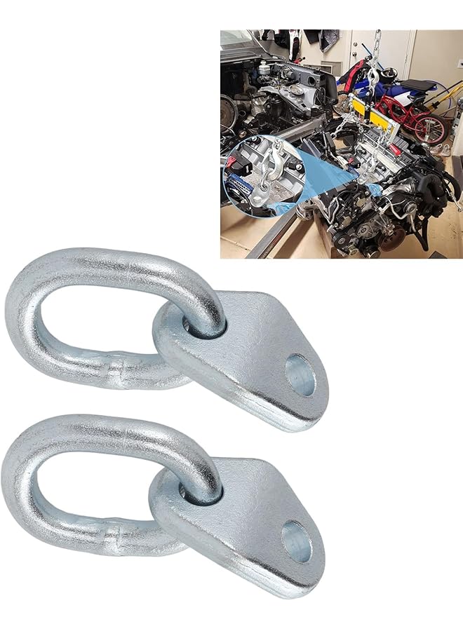 جياو دعامة رفع المحرك 7100، دعامات رفع المحرك بسعة 5500 رطل للاستخدام مع رافعة المحرك ومستوى الرافعة وحزام الرفع وحامل المحرك (عبوة من قطعتين) - Image 4